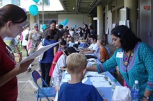 PEPS booth at LCC science fair